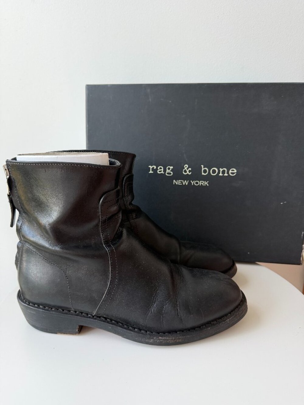 Rag & Bone Daria Biker Boots / Size 7 - EU 37.5 Womens